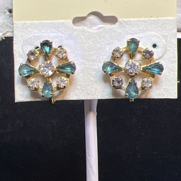 Bugby And Niles Gold Tone S Link Necklace With Floral Pendant & Earring Set 3883 - Picture 7 of 9